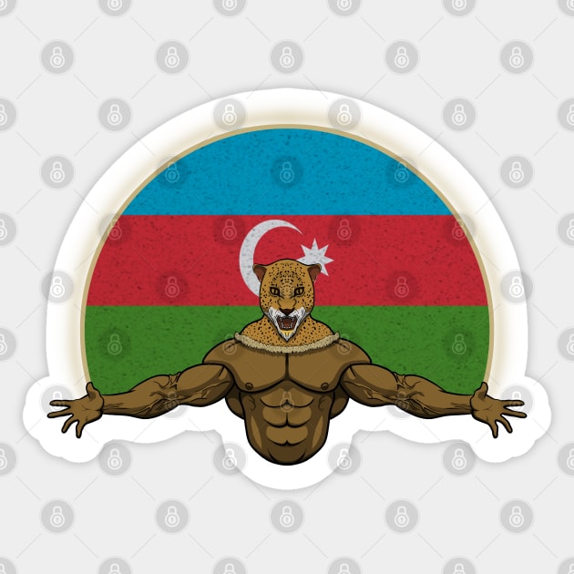 Cheetah Azerbaijan Sticker by RampArt